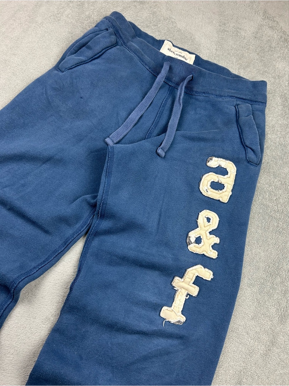 Vintage Y2K Abercrombie And Fitch Kids Size Large Joggers - Picture 2 of 8